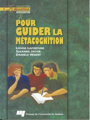 cover image of Pour guider la métacognition